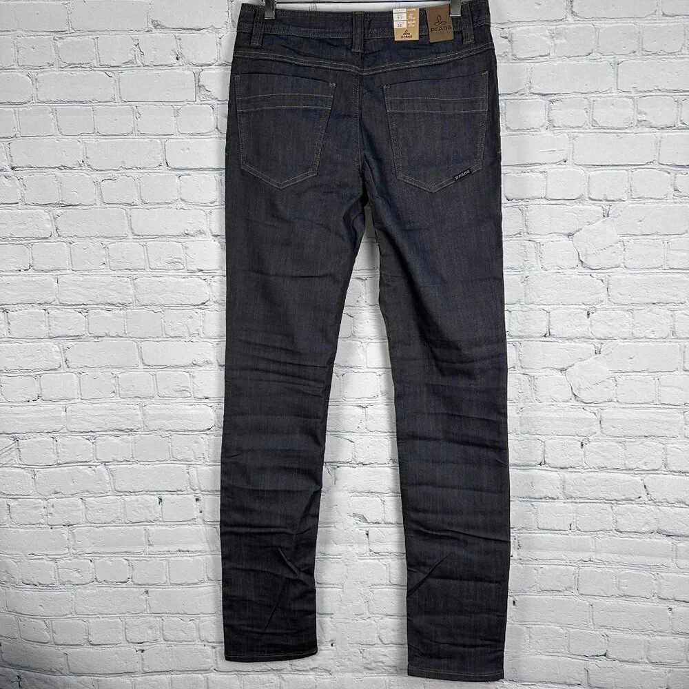 prAna Men's Bridger Slim Fit Straight Leg 5 Pocket Jean, W30 x L36, Denim Blue - Picture 6 of 15
